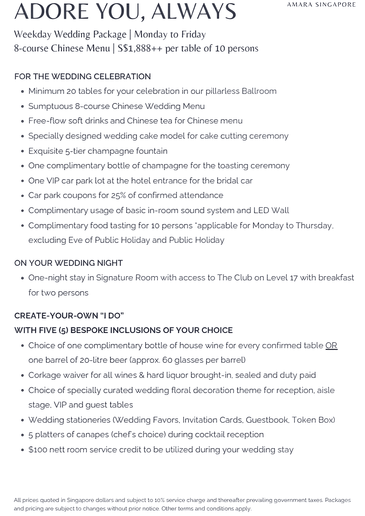 8-Course Weekday Wedding Banquet (25-50 Tables)-3